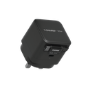 MOMAX 1-Charge+ 1-Port GaN 35W charger with Retractable USB-C Cable (Black)