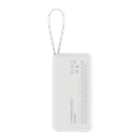 MOMAX 1-Power Vital+ 10000mAh Battery Pack with Dual Built-in USB-C Cable (White)