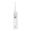 MOMAX 1-Power Vital+ 10000mAh Battery Pack with Dual Built-in USB-C Cable (White)