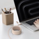 MOMAX Mag.link USB-C to C & Lightning Magnetic Cable 1m (Desert Titanium)