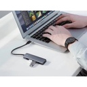 UGREEN 4-Port USB3.0 Hub with USB-C Power Supply