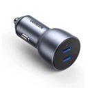 UGREEN 52W Car Charger Alu Case (Space Grey) CD213