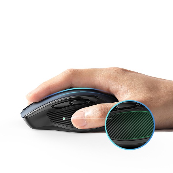 UGREEN Ergonomic Wireless Mouse 2.4G 4000DPI Silence Design