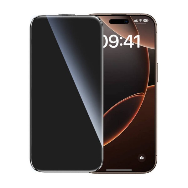 UGREEN Full Coverage Privacy Screen Protector with Installation Frame for iPhone 16 Pro (1-Pack) 