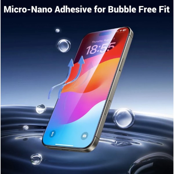 UGREEN HD Screen Protector with Installation Frame for iPhone 16 Pro (2-Pack)