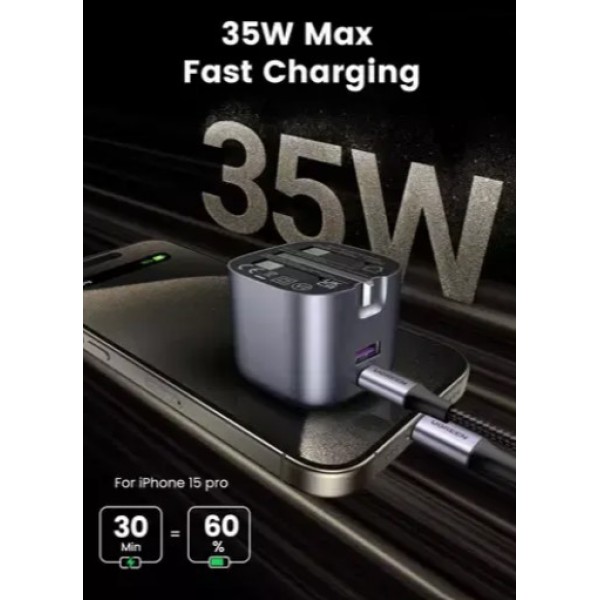 UGREEN Nexode 35W 2-Port GaN Fast Charger UK