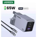 UGREEN Nexode Pro 65W 3-Port GaN Fast Charger UK 25872