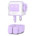 UGREEN Nexode RG 65W 3-Port GaN Fast Charger UK Purple CD361