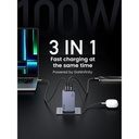UGREEN Nexode Pro 100W 3-Port GaN Fast Charger Set UK25875