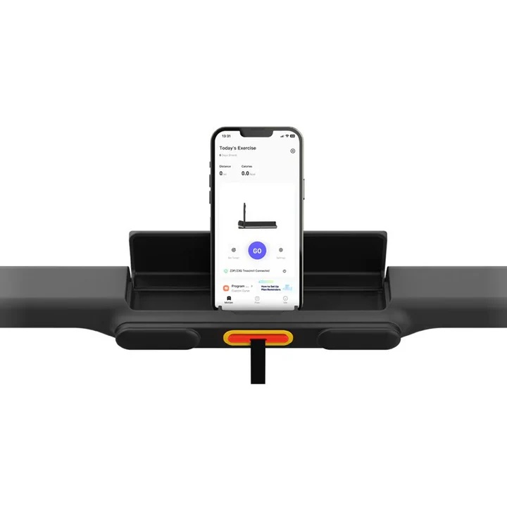 Foldable Treadmill  X218 with max. speed 16km/h with 1.75 brushless motor, with side armrest.