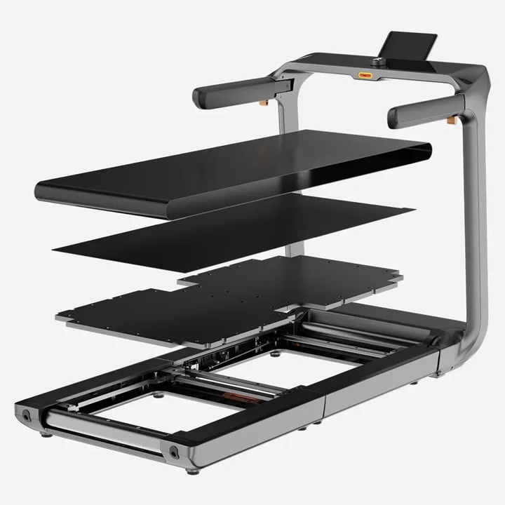 Foldable Treadmill  X218 with max. speed 16km/h with 1.75 brushless motor, with side armrest.
