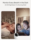 Eufy Baby Monitor E21 4K Wifi Pan & Tilt -White