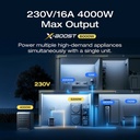EcoFlow DELTA Pro 3 Portable Power Station 4096Wh capacity 4000W output, X-Boost up to 6000W