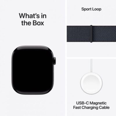 Apple Watch Series 10 46mm GPS + Cellular Jet Black Aluminium with Ink Sport Loop
