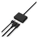 UNISYNK 3 Port USB-C Hub V2, 100W, 10383- Black