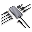 UNISYNK 8 Port USB-C Hub V2, 100W, 10386 – Grey