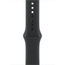 Apple Watch Series 10, 46mm, Jet Black Aluminium Case, Black Sport Band (GPS+Cellular)