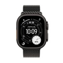 Apple Watch Ultra 3 GPS + Cellular 49mm Black Tit. Case w. Black Tit. Milanese Loop - Medium