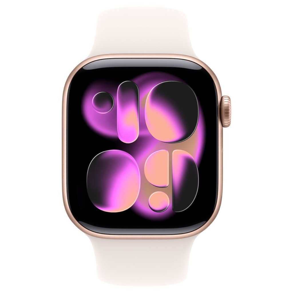 Apple Watch Series 11 GPS 42mm Rose Gold Aluminium Case with Light Blush Sport Band - S/M