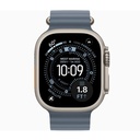 Apple Watch Ultra 3 GPS + Cellular 49mm Natural Titanium Case with Anchor Blue Ocean Band