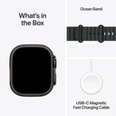 Apple Watch Ultra 3 GPS + Cellular 49mm Black Titanium Case with Black Ocean Band