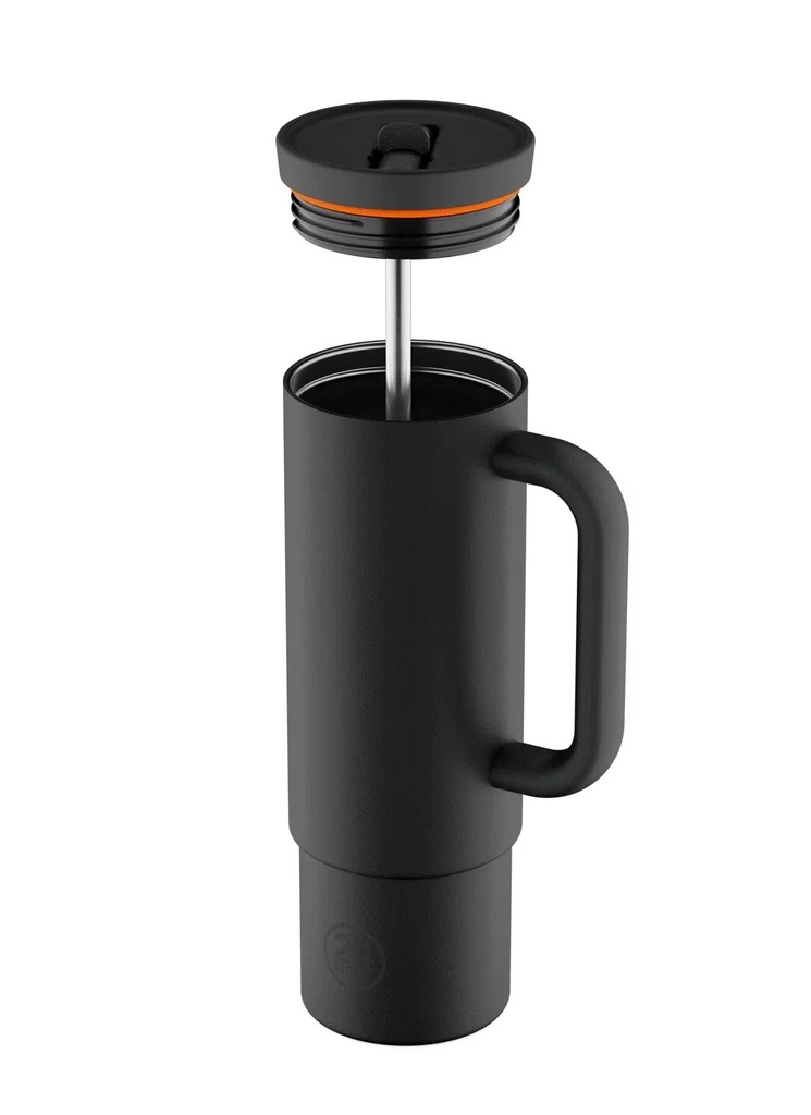 24Bottles - Straw Cup 800ml Tuxedo Black