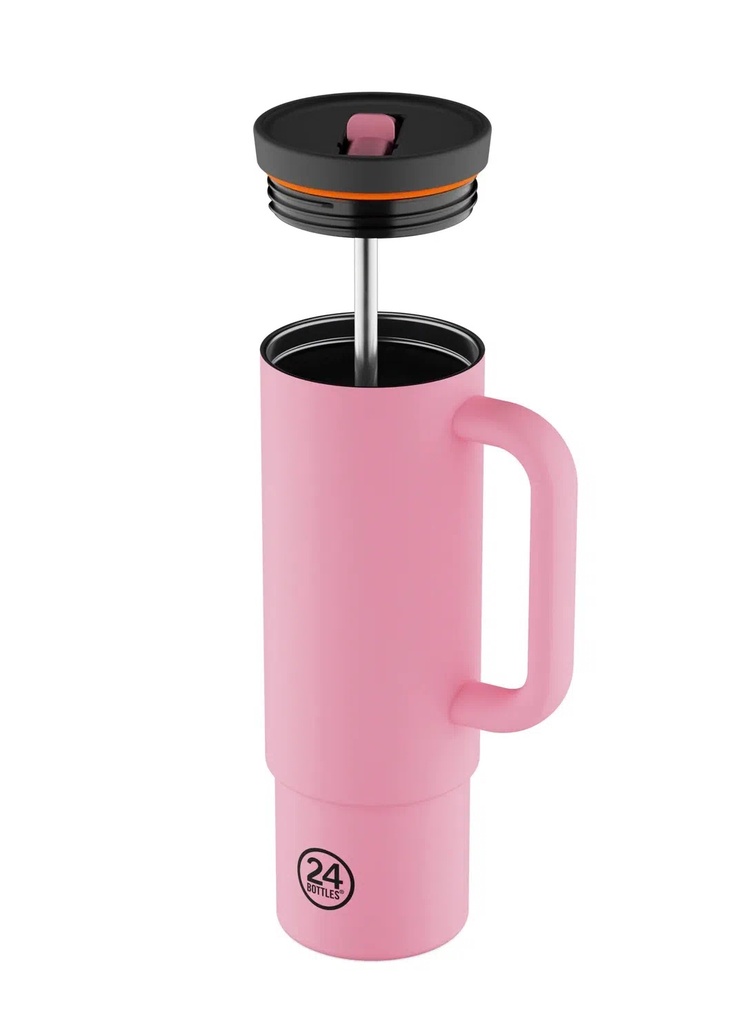 24Bottles - Straw Cup 800ml Flamingo