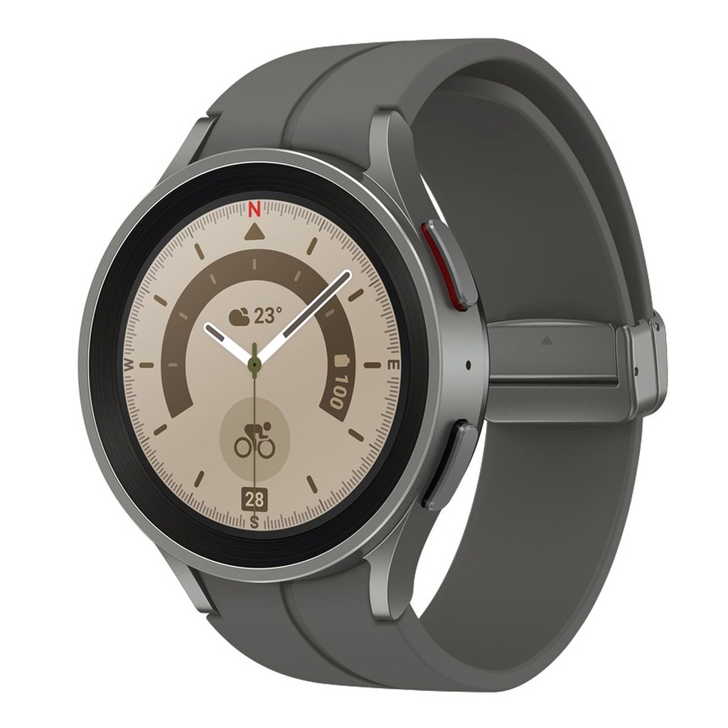 Samsung Galaxy Watch 5 Pro Smartwatch, 45 mm, Grey Titanium