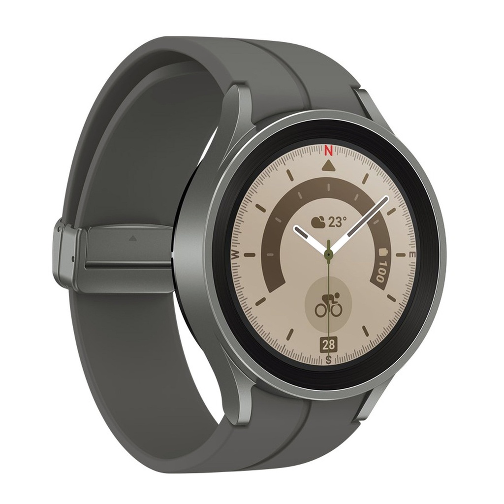 Samsung Galaxy Watch 5 Pro Smartwatch, 45 mm, Grey Titanium