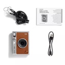 Instax Mini Evo Camera, 28mm, USB Type C Port - Brown