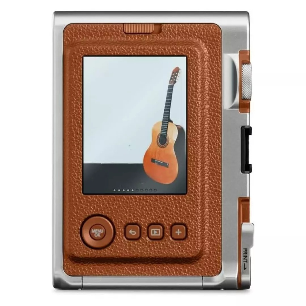 Instax Mini Evo Camera, 28mm, USB Type C Port - Brown