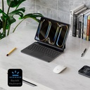 MT13PRO2024 AR EN BK Blupebble iPad Pro 13" Magic Folio w Trackpad keyboard English BK