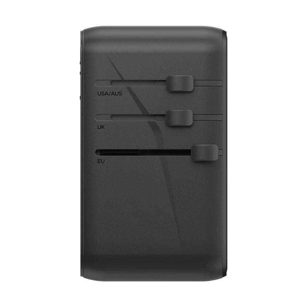 Ezzat 1-World 140W 4-Port + AC Travel Adaptor, with 140W USB-C cable
