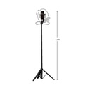 Ezzat 1-Snap Pole Magnetic Selfie Stick (Black)