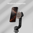 Ezzat 1-Snap Pole Magnetic Selfie Stick (Black)