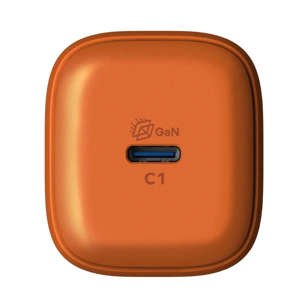 Ezzat 1-Charge 45W 1-Port GaN Charger 1x USB-C (UK) (Orange)