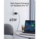 Anker Power port  (65W, 3-Ports, GaN) -Black – A2667K14