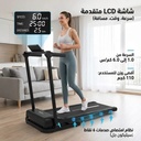 Smart Foldable Home Treadmill Supports up to 110 kg - Pink