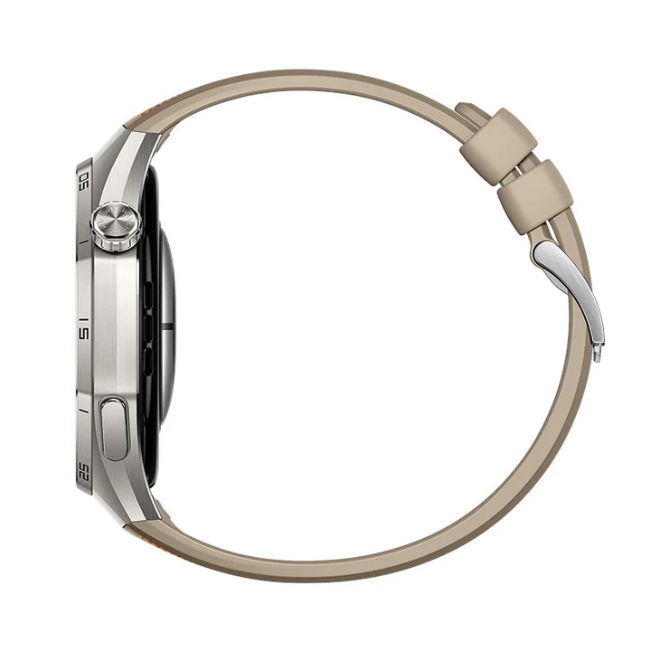 Huawei Watch GT 6 Pro 46mm, Brown Woven Strap - Titanium