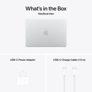 Apple MacBook Neo A18 Pro Chip With 6‑Core CPU and 5‑Core GPU - 8GB - 512GB SSD - Touch ID - Silver