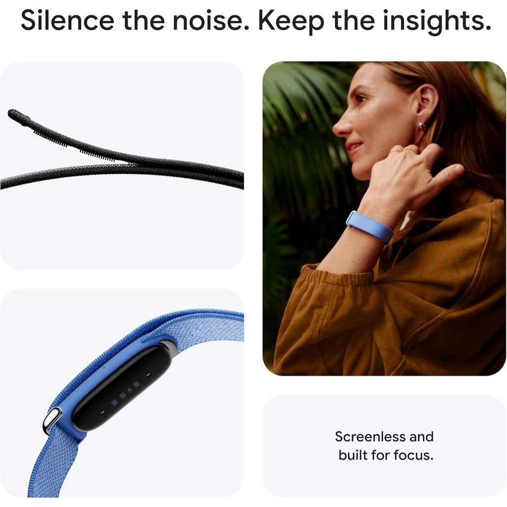Google Fitbit Air Fitness Tracker - Obsidian Black