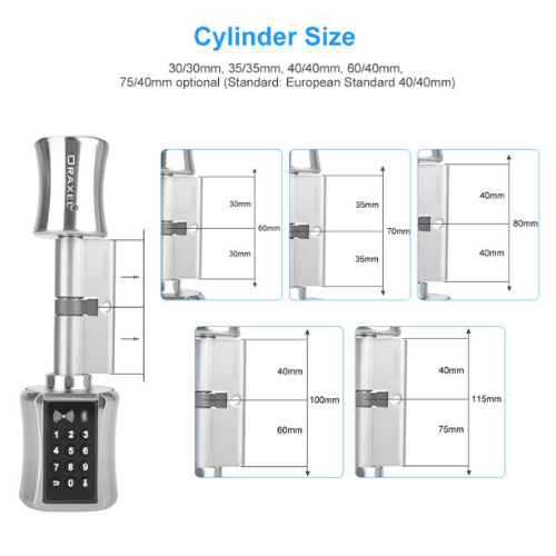 Oraxel EY-F205TT Smart Door Lock Cylinder