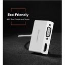 UGREEN USB Type C to HDMI + VGA Converter (White)