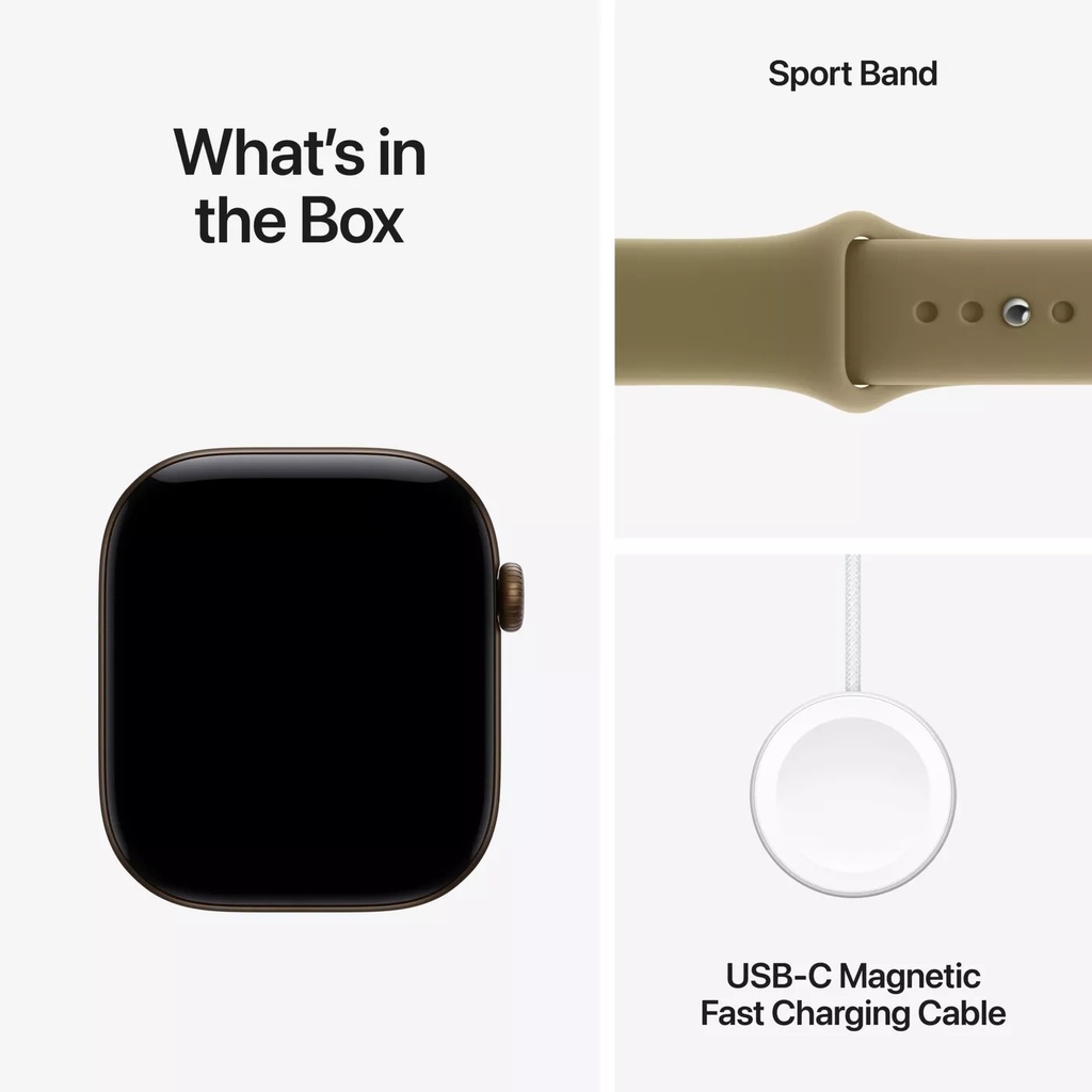 Apple Watch Series 12 42mm Aluminum GPS - Dark Bronze (S/M)
