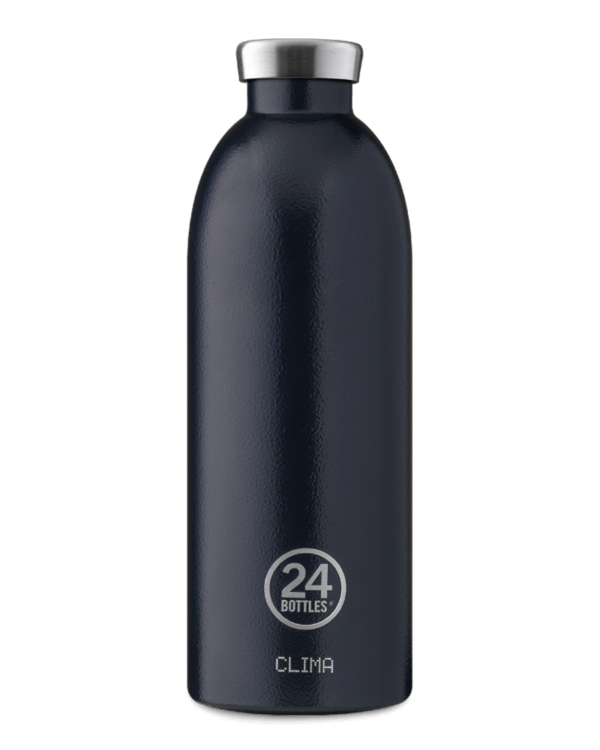 24Bottles مطارة  850 مل - أزرق غامق ريفي