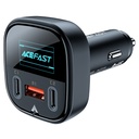 شاحن سيارة سريع AceFast B5 بقوة 101 واط، منفذان USB-C + USB-A