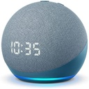 Amazon Echo Dot 5th Gen Smart Speaker with clock and Alexa - Twilight Blue