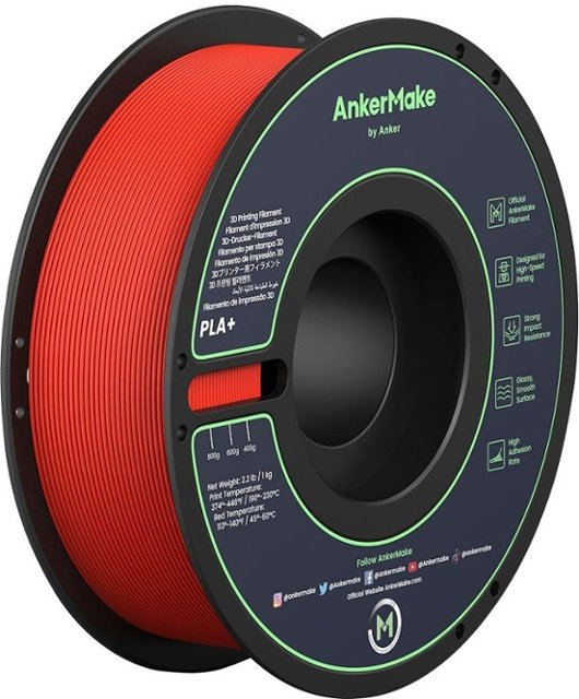 خيوط AnkerMake PLA + - أحمر