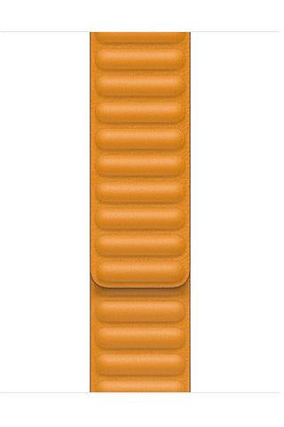 Apple Watch Strap 40mm California Poppy Leather Link - M/L