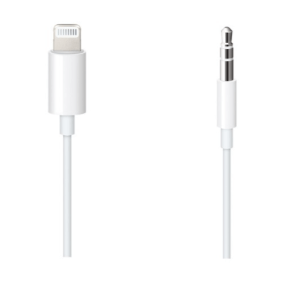 كابل صوت Apple Lightning إلى 3.5 مم بطول 1.2 متر - أبيض